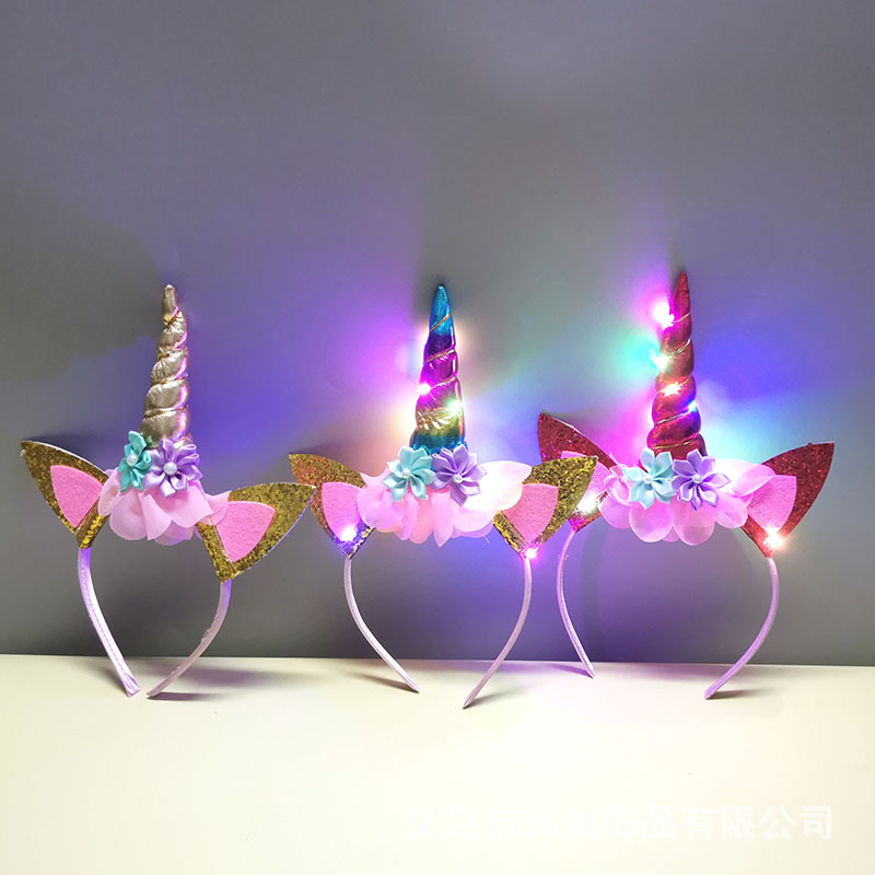 Unique Lighting Decor - 소녀들을 위한 새로운 할로윈 귀여운 유니콘