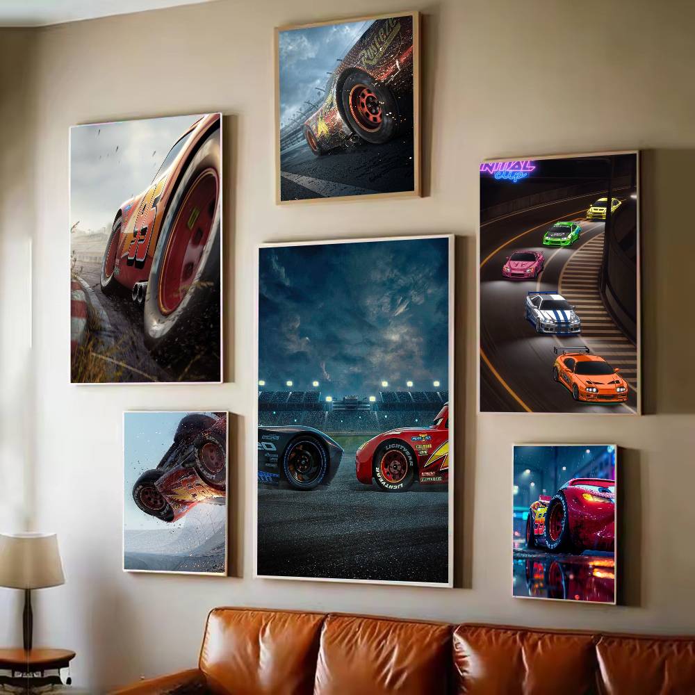 Lighting Mcqueen Decor - 자동차 3 영화 번개 맥퀸 포스터