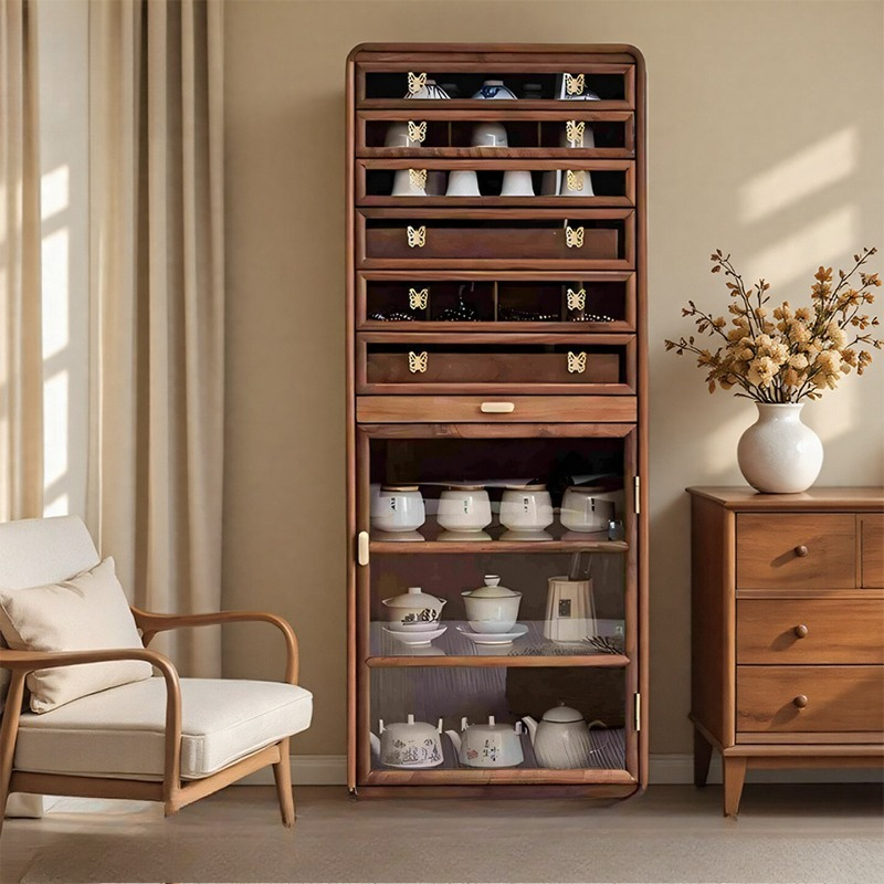 Lighting & Home Decor Studio Photos - 북미산 블랙 월넛 원목 치과용 캐비닛