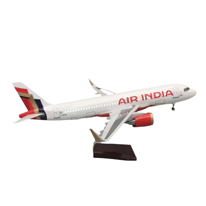 Decor Lighting India - 1:80 스케일 항공기 A320 인도 항공