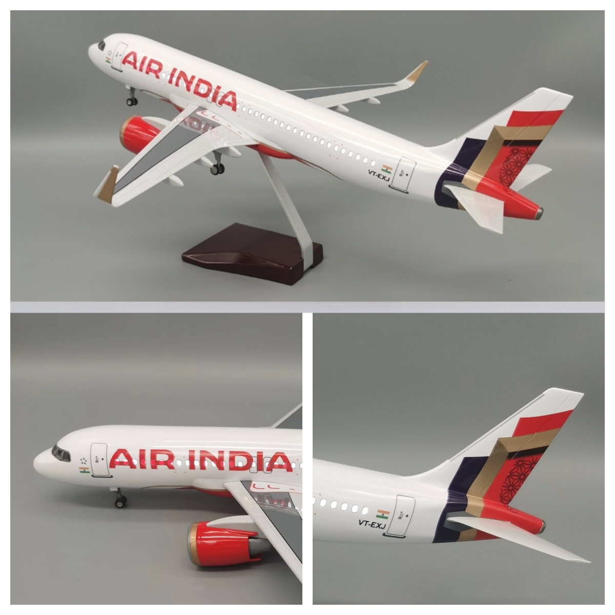 Decor Lighting India - 1/80 스케일 47CM 장난감 비행기 A320