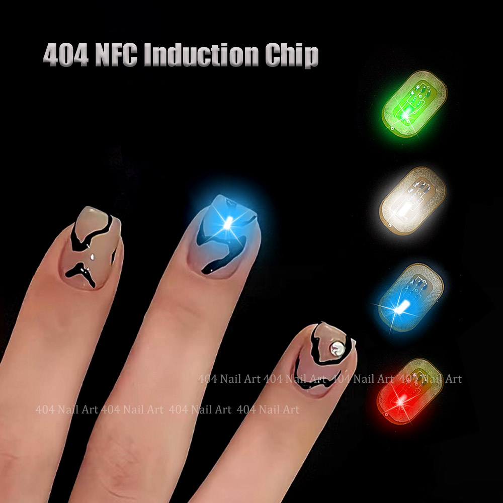 Unique Lighting Decor - -NFC 감지 칩- Ntag 빛나는 네일