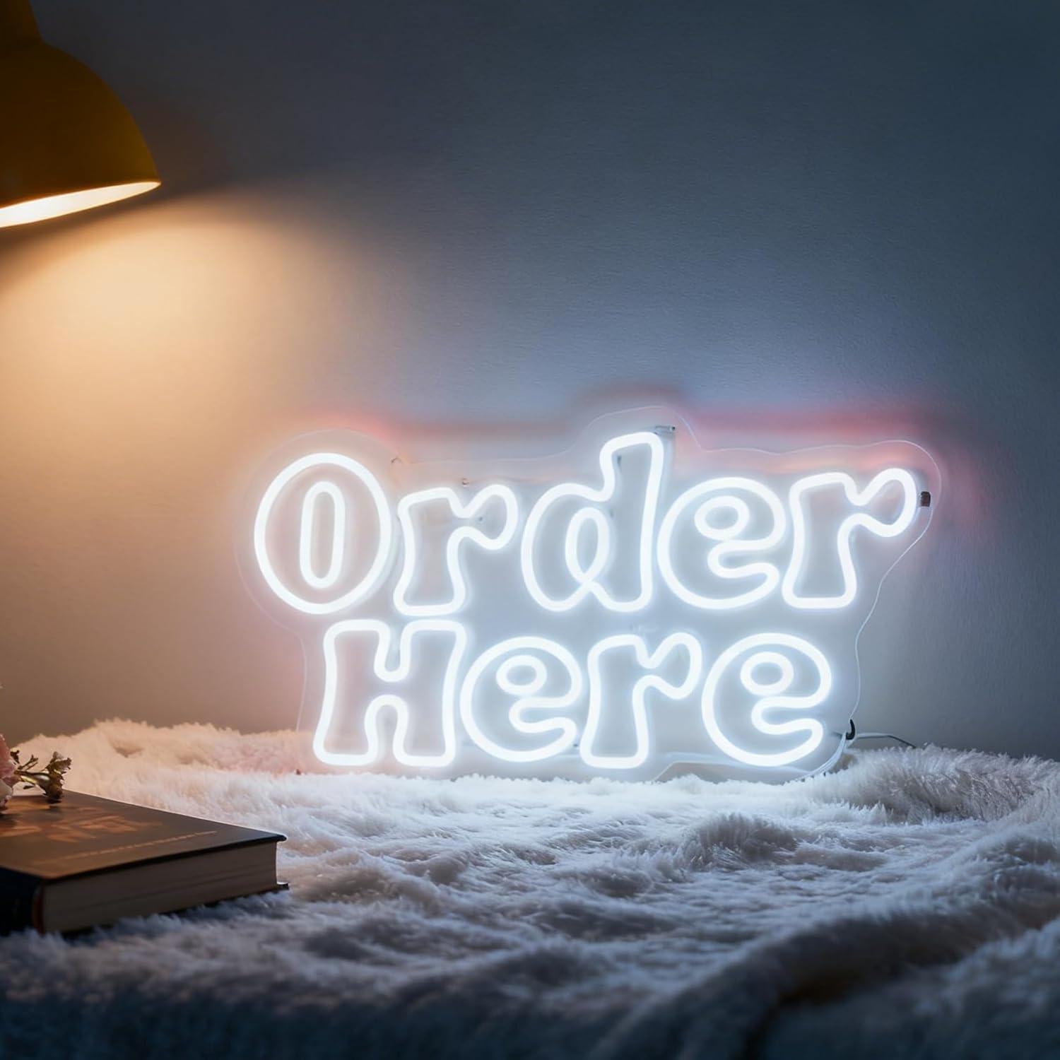 Restaurant Lighting Decoration - 여기서 주문하세요 네온사인 USB 디밍 가능