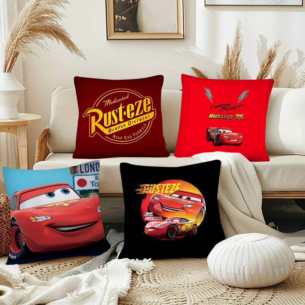 만화 자동차 라이트닝 맥퀸 베개 커버 패션 사각 베개  - Lighting Mcqueen Decor 리뷰 및 가격