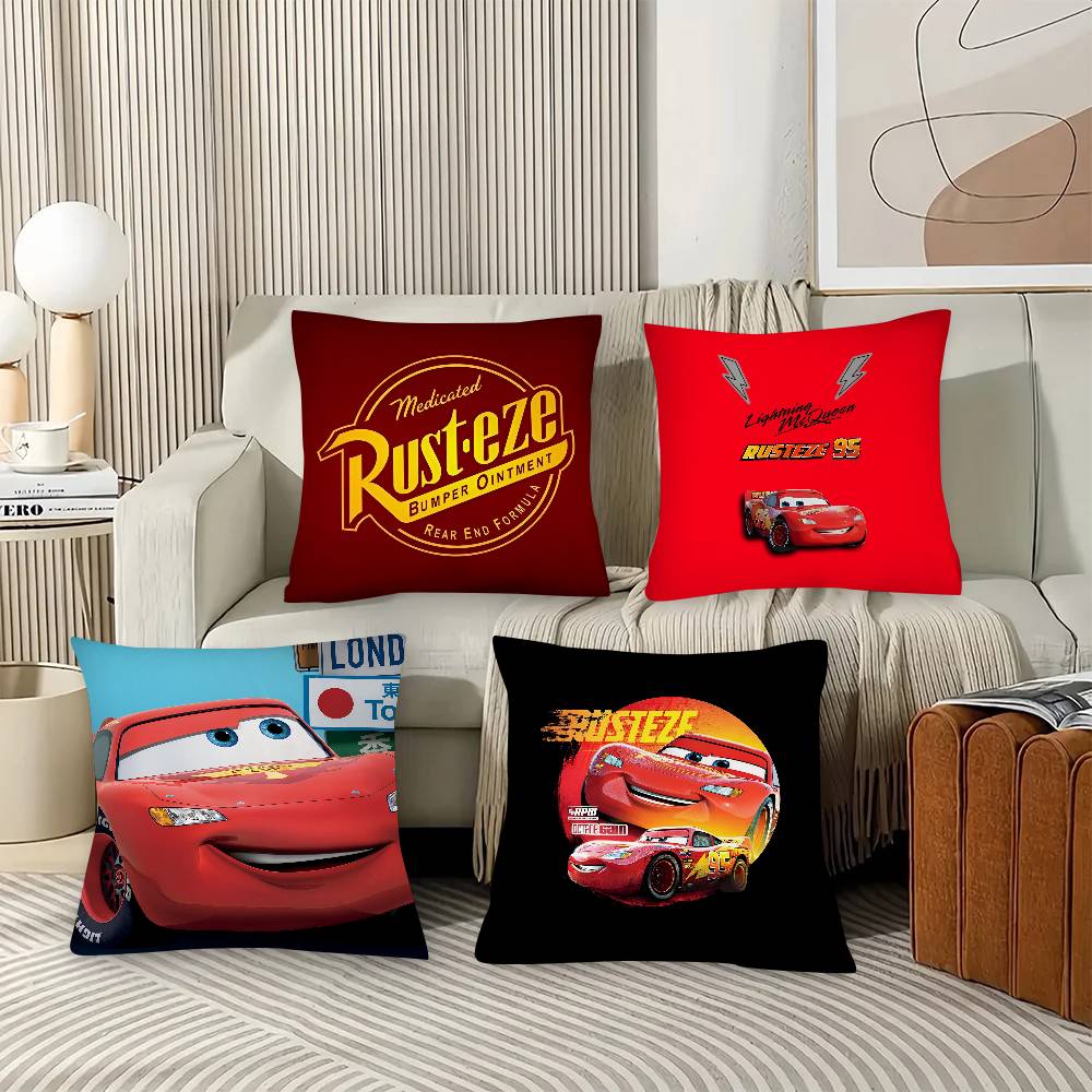만화 자동차 라이트닝 맥퀸 베개 커버 패션 사각 베개  - Lighting Mcqueen Decor 리뷰 및 가격