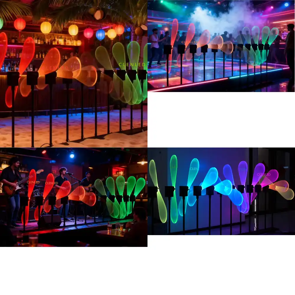 360도 회전 24V RGB LED 픽셀 팬 디스코 튜 - Decor Lighting Fans 리뷰 및 가격