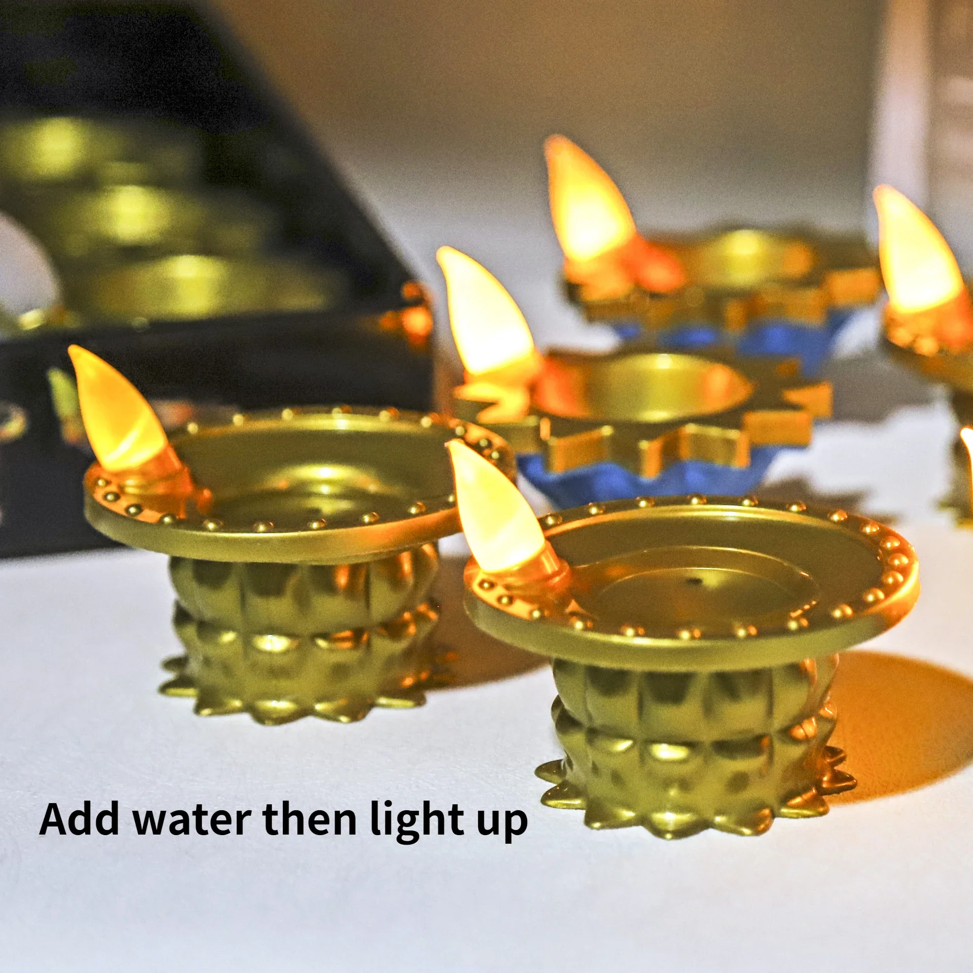 전기 물 센서 촛불 깜박임 부동 차 빛 인도 오일 램프 - Decor Lighting India 리뷰 및 가격