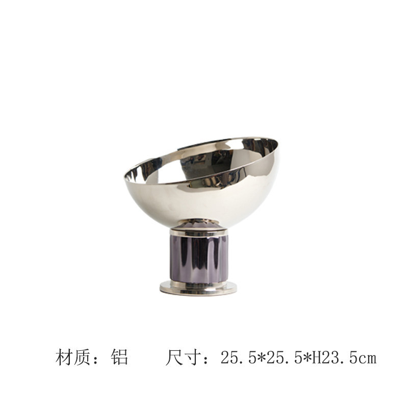인도 수입 알루미늄 금속 은색 높이가 있는 과일 그릇  - Decor Lighting India 리뷰 및 가격