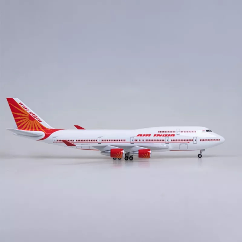 47cm 에어 인디아 항공사 B747 비행기 모형 1: - Decor Lighting India 리뷰 및 가격