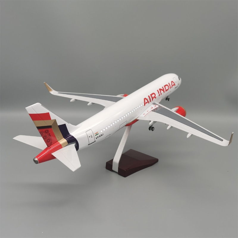 1:80 스케일 47cm 모델 에어 인디아 A320ne - Decor Lighting India 리뷰 및 가격