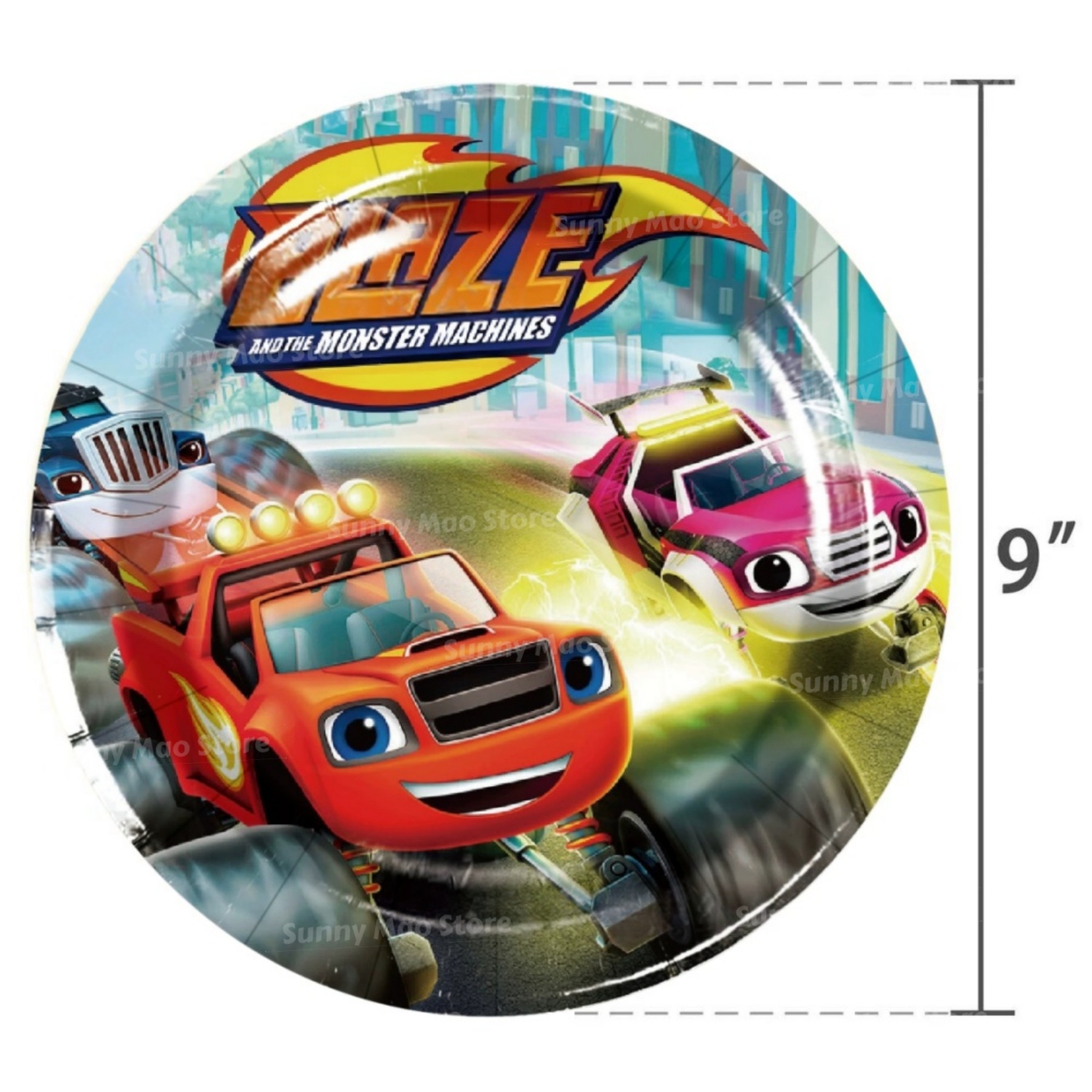 블레이즈 몬스터 생일 장식 풍선 종이 접시 냅킨 테이블 - Lighting Mcqueen Birthday Decor 리뷰 및 가격