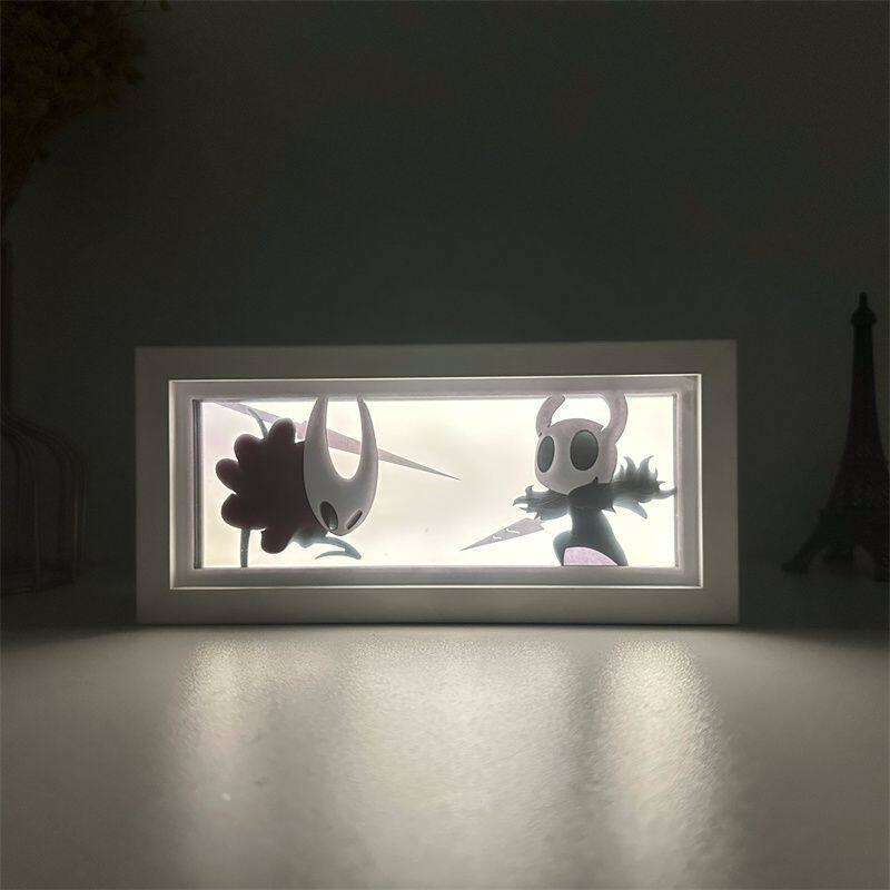 할로우 나이트 페이퍼 컷 라이트 박스 LED 무드등 게 - Decor Lighting Fans 리뷰 및 가격