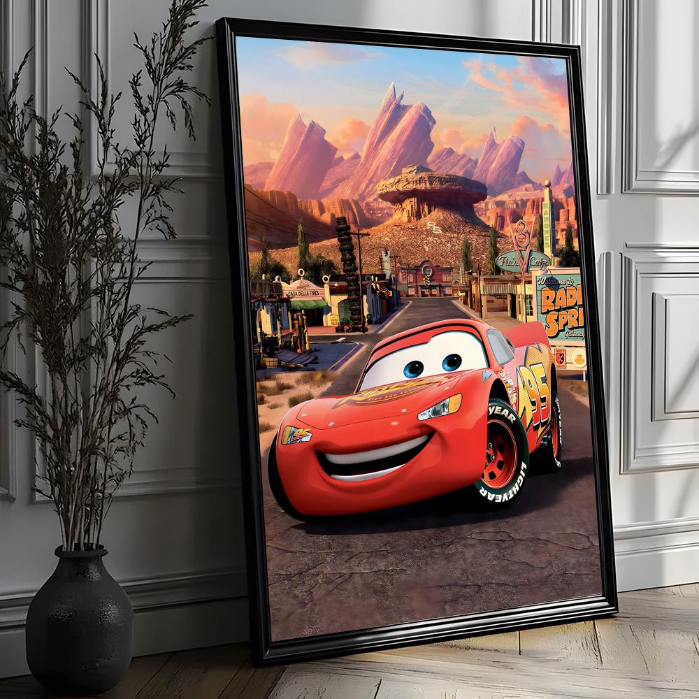 디즈니 자동차 라이트닝 맥퀸 포스터 HD 아트 스티커  - Lighting Mcqueen Decor 리뷰 및 가격