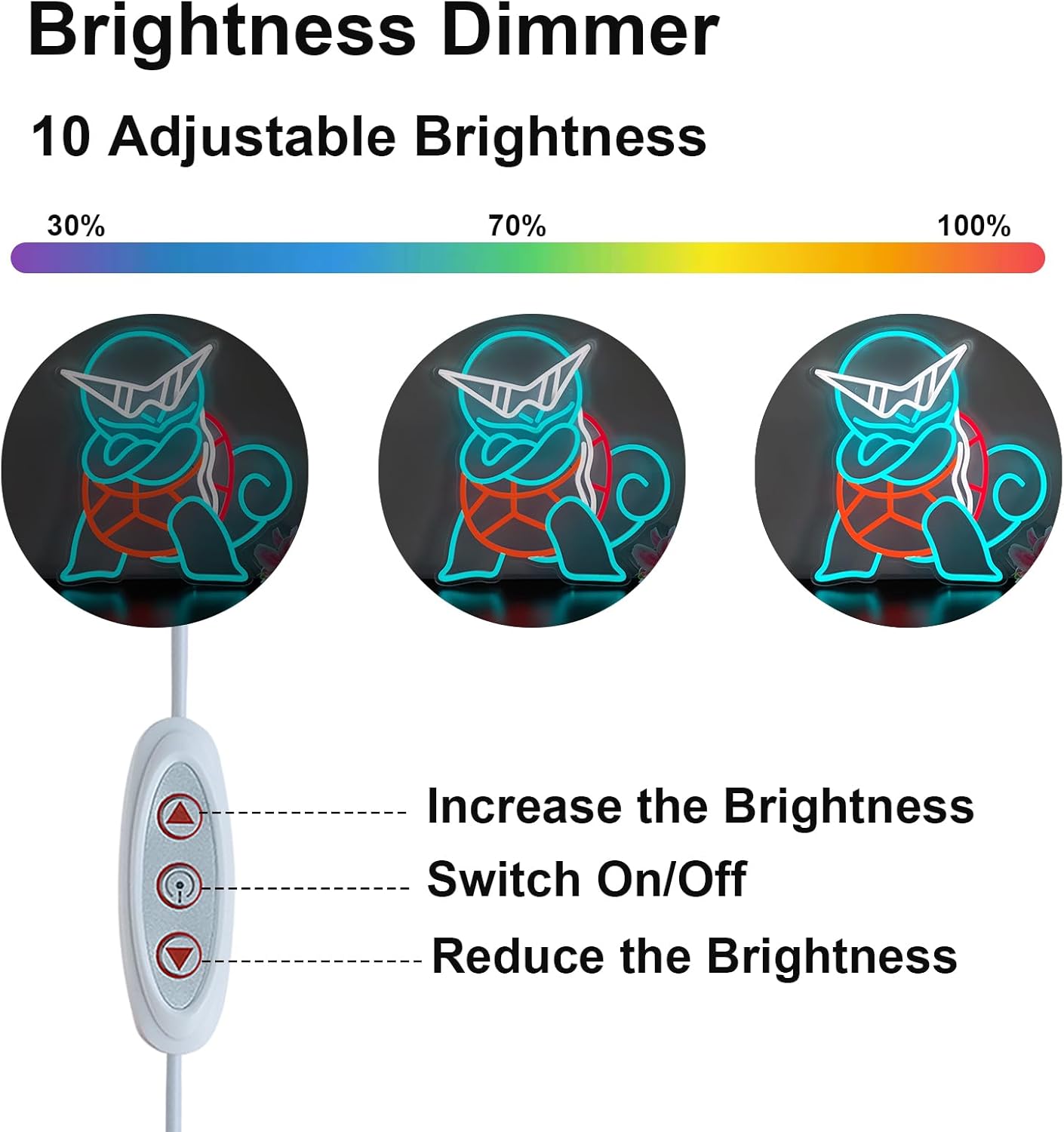 포켓몬 꼬부기 네온사인 LED 벽걸이 네온 조명 USB - Decor Lighting Fans 리뷰 및 가격