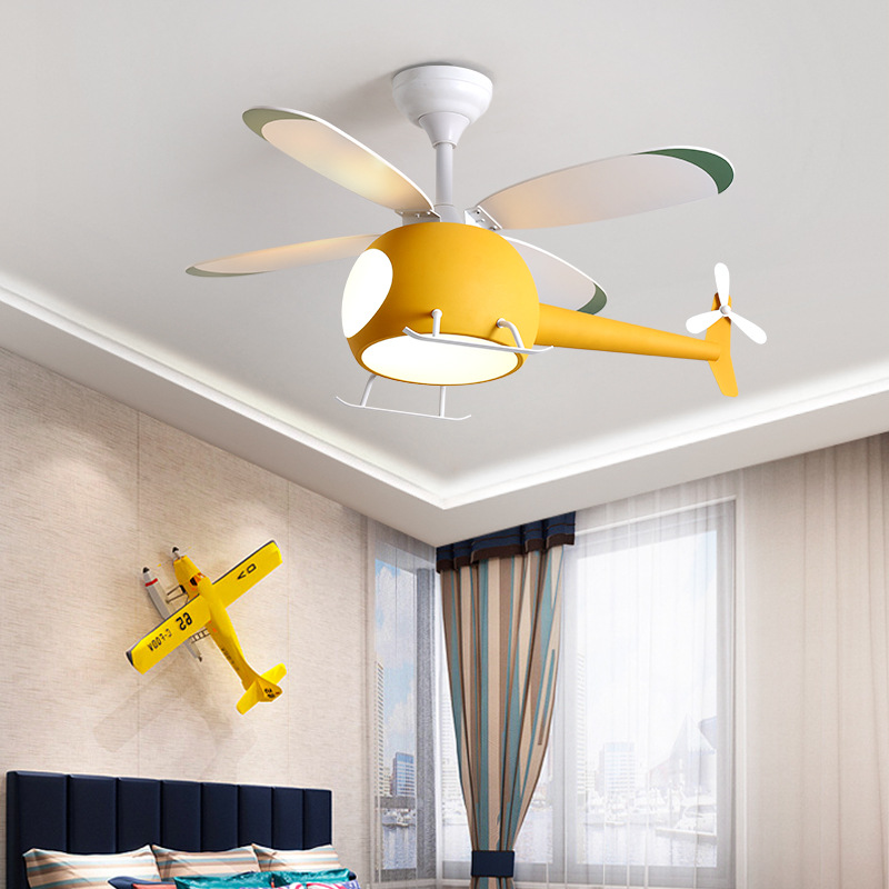 현대 창조적 인 만화 비행기 팬 라이트 간단한 장식 L - Decor Lighting Fans 리뷰 및 가격