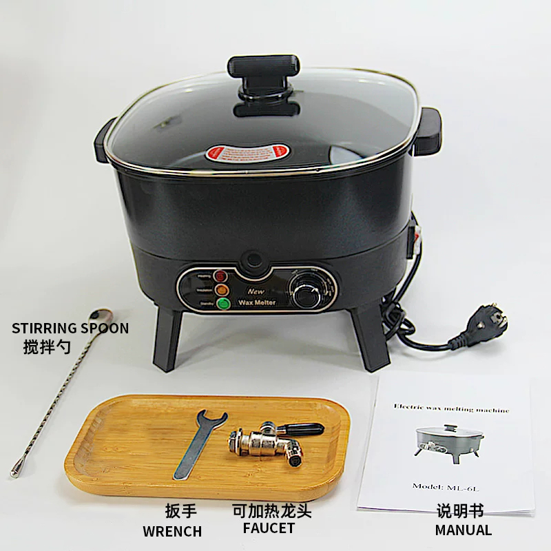 6리터 스테인리스 스틸 전기 왁스 멜터, DIY 향초  - Wax Melter Electric 리뷰 및 가격