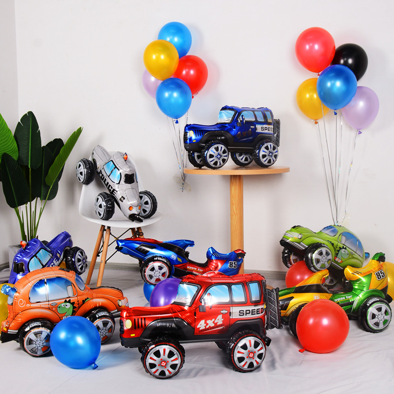 3D 입체 만화 조립식 자동차 알루미늄 필름 핫휠 파티 - Lighting Mcqueen Birthday Decor 리뷰 및 가격