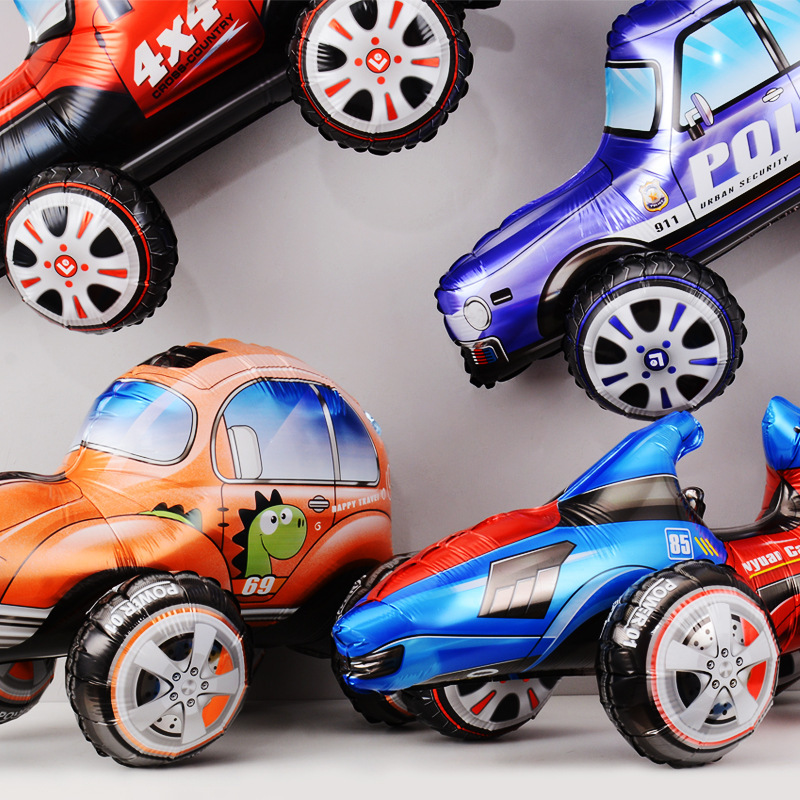 3D 입체 만화 조립식 자동차 알루미늄 필름 핫휠 파티 - Lighting Mcqueen Birthday Decor 리뷰 및 가격
