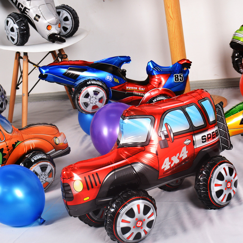 3D 입체 만화 조립식 자동차 알루미늄 필름 핫휠 파티 - Lighting Mcqueen Birthday Decor 리뷰 및 가격