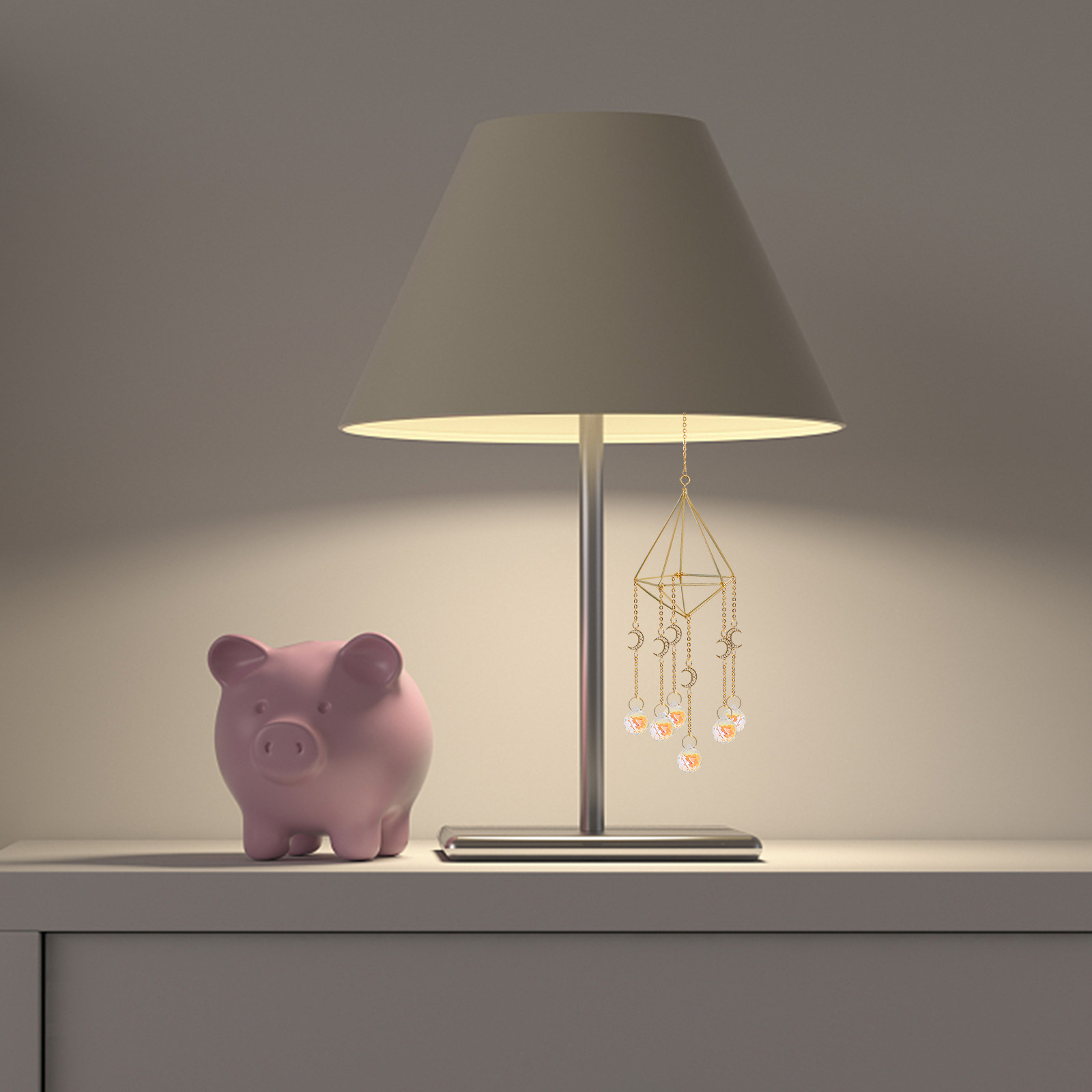 크리스탈 펜던트 램프 장식 천장 선풍기 체인 장식 웨딩 - Decor Lighting Fans 리뷰 및 가격