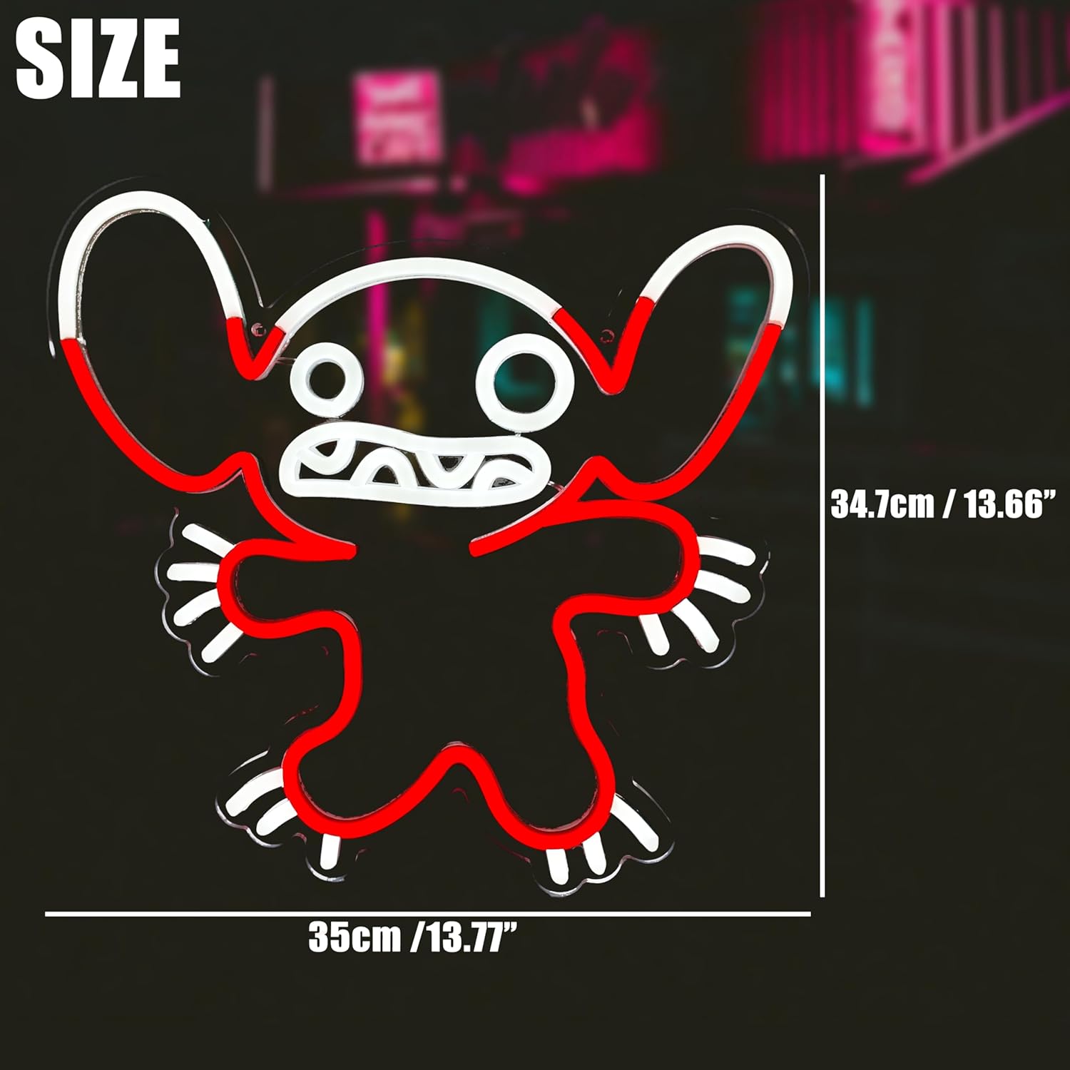 스티치 네온사인 LED 애니메이션 네온 조명 USB 디 - Decor Lighting Fans 리뷰 및 가격