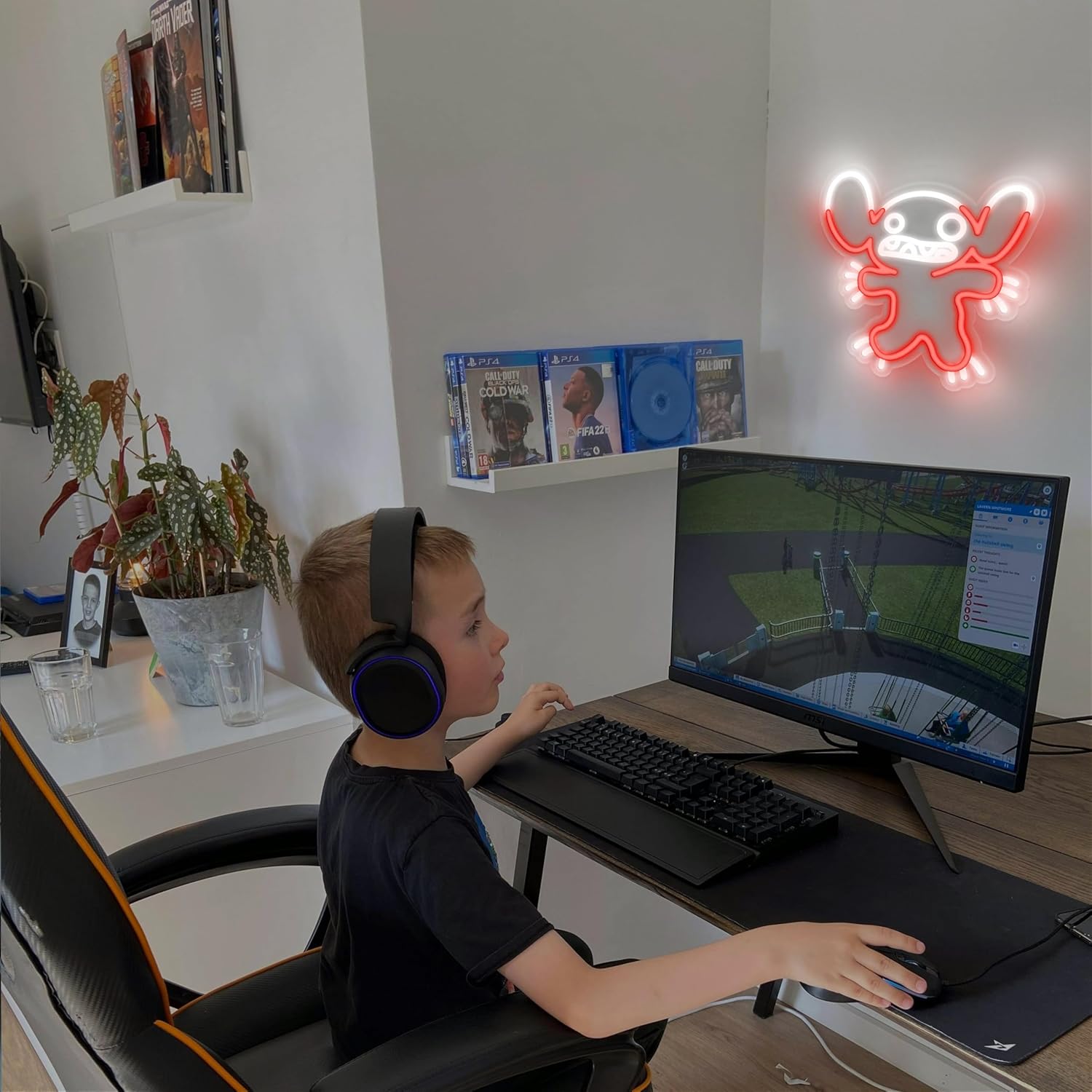 스티치 네온사인 LED 애니메이션 네온 조명 USB 디 - Decor Lighting Fans 리뷰 및 가격